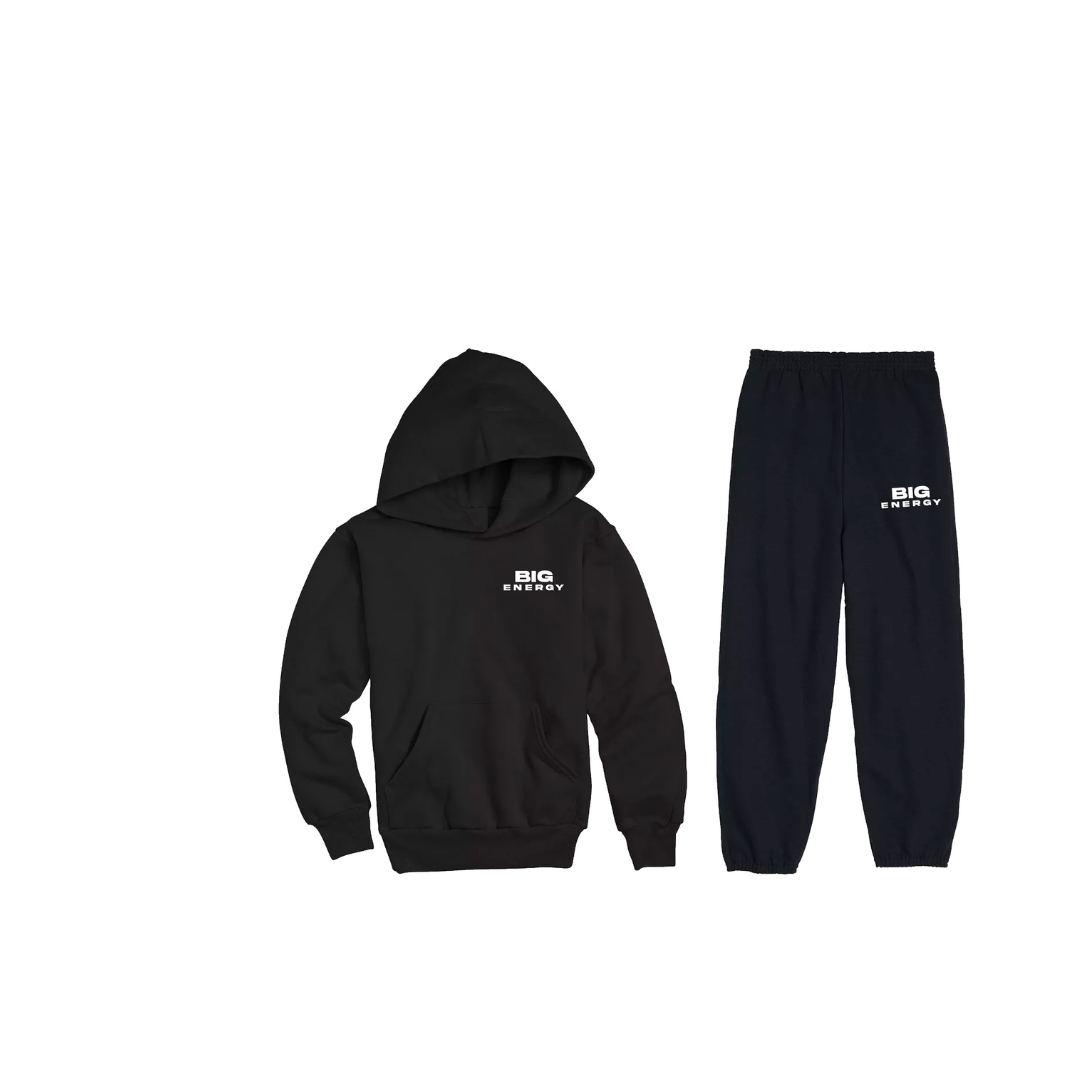 Big energy kids sweat Suit